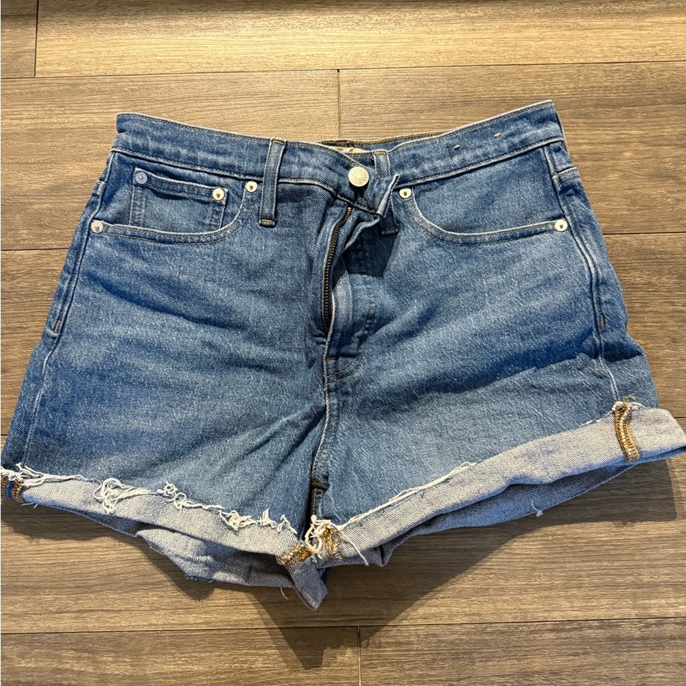Madewell High Rise Jean Shorts